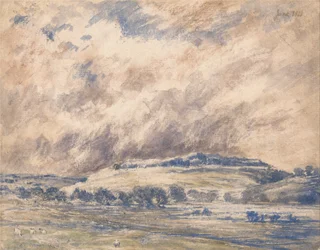 Old Sarum dans une tempête